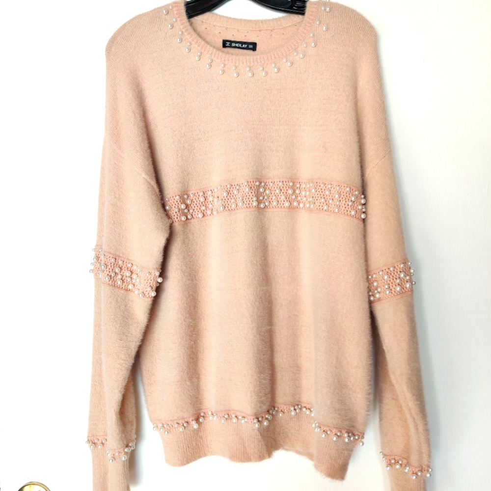 Sheilay Pink Sweater  XL